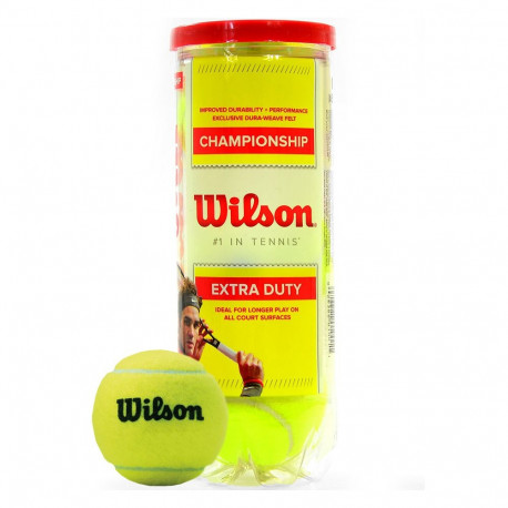 Wilson tennispallid Championship WRT100101 3tk