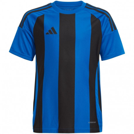 Adidas laste särk Striped 24 Jersey IW2136, sinine-must