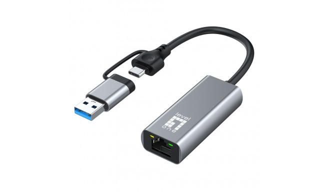 LevelOne võrguadapter USB-0423 2,5G USB-C/A