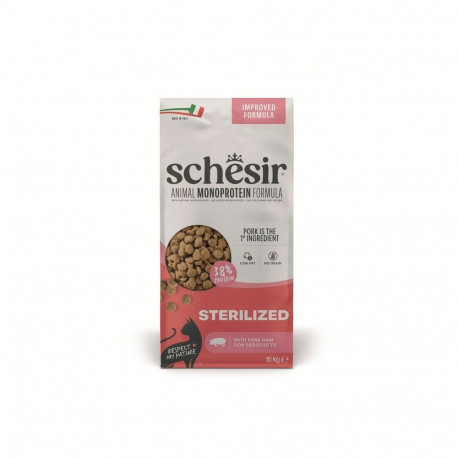 SCHESIR kuiv kassitoit mono-valguline valem steriliseeritud kassidele seasink 10kg