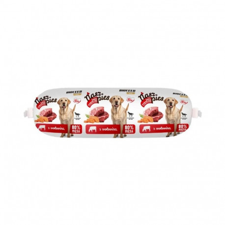 BIOFEED Nasz Pies märg koeratoit baton veiselihaga 1kg