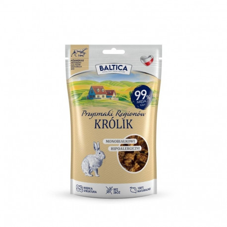 BALTICA Przysmaki regionów Monoprotein Rabbit - dog treat - 80g