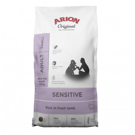 ARION kuiv koeratoit Original Sensitive väiketõugudele lammas mono 7kg