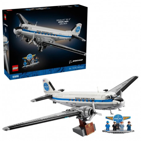 LEGO ICONS 11378 Douglas DC-3 PAN AM Airliner