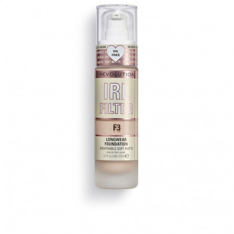 REVOLUTION MAKE UP jumestuskreem IRL FILTER kauakestev 23ml, #F3