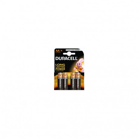 Duracell AA MN1500 Alkaline LR6 1.5V Batteries 4pcs