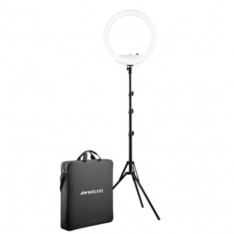 Westcott ringvalgustikomplekt Bi Color LED 18"