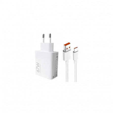 Xiaomi original USB A charger with data cable MDY-14-EW 67W