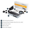 StarTech dokijaam USB 3.0 kahemonitoriline