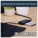 StarTech kaasaskantav USB 3.0 jaotur GBE-ühendusega