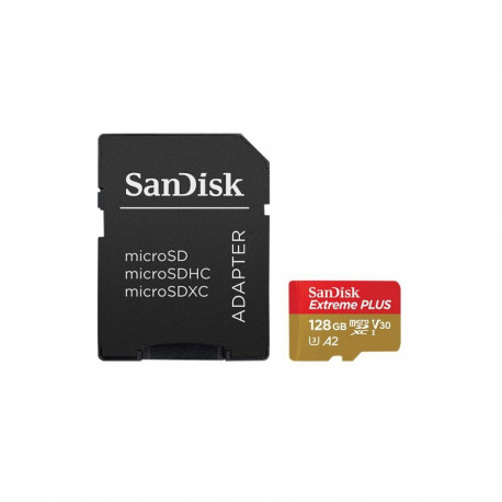 SanDisk microSDXC mälukaart Extreme PLUS 128GB 200MB/s adapteriga