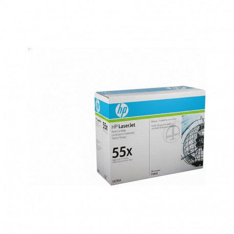 "HP # 55X CE255XC black Contract-Toner - Hohe Kapazität"