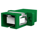 "EFB Kupplung SC/APC Simplex OS2 grn mit Shutter"