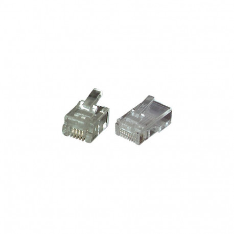 "EFB 37516.1-100 Modular Stecker RJ11 E-MO 6/4 SR VPE100"