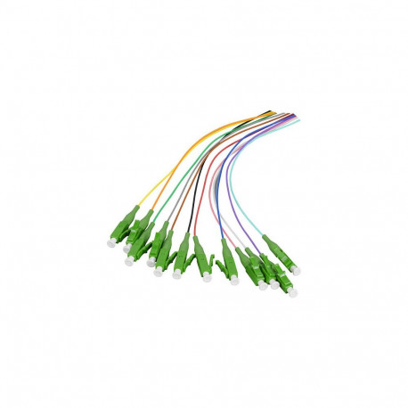 "EFB Faserpigtail LC/APC OS2 G657A2 farbiges Set 2m - 12 Stck"