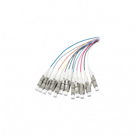 "EFB Faserpigtail LC 50/125 OM4, 12-farbiger Satz, 2m"