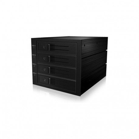 "ICY BOX Backplane, 4x SAS/SATA 3,5"" HDD in 3x 5,25"" trägerloser, 1x Mini SAS HD"