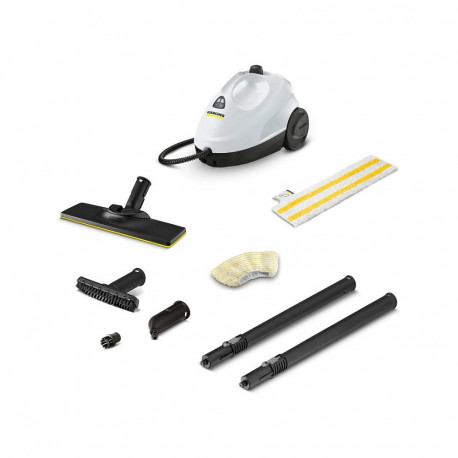 "SC 2 EasyFix (wei/schwarz, 1.500 Watt, mit Bodenreinigungsset EasyFix)"