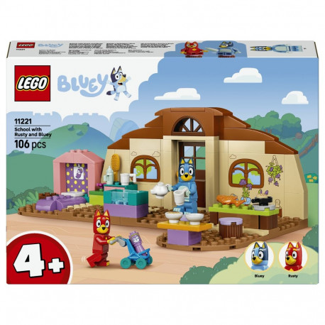 LEGO komplekt 11221 Bluey kool koos Rusty ja Bluey