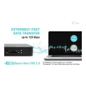 D I-TEC dokkimisjaam THUNDERBOLT 5 3X LCD