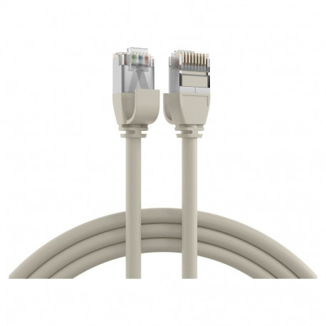 "EFB RJ45 Patchkabel Cat.6A U/FTP TPE 4mm ultraflex grau 1m"
