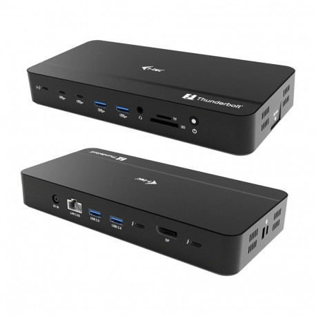 D I-TEC dokijaam TB5 Triple DisplayDS 2xTB5 1xDP 1x2,5G LAN 1xM.2 pesa 1x audio/mikrofon 2xUSB-C Gen