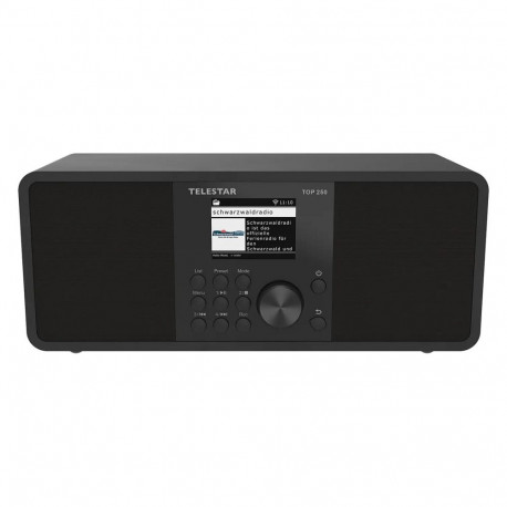 TELESTAR multifunktsionaalne raadio TOP 250 stationaarne, must