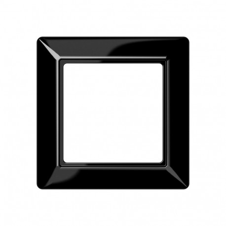 Jung raam AS581SW 1-kohaline 80,5x80,5mm, must