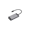 D Targus mini dokk USB4 kahe 4K HDMI-väljundiga