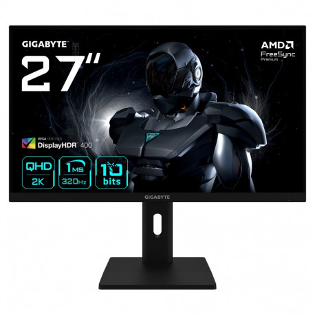 GIGABYTE monitor G27Q3 68,6cm/27" (2560x1440) 16:9 WQHD SuperSpeed IPS 1ms 320Hz HDMI DisplayPort US
