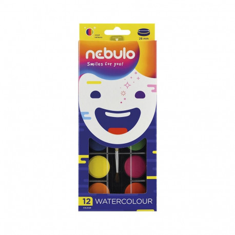 NEBULO vesivärvide komplekt 12 28mm