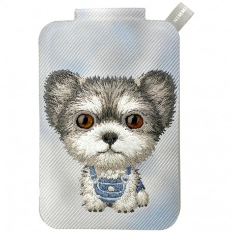 Nimmy Nimmy New Big-Eye Cute Pets 2.0 Dog Magnetic Wallet with Phone Stand - Gray