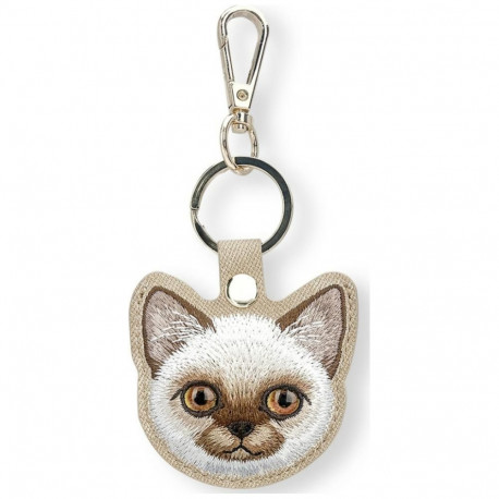 Nimmy Nimmy New Big Eyed Pet 2.0 Cat Tracker Case - Brown