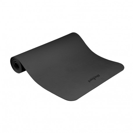 REBEL ACTIVE must TPE materjalist joogamatt, pilatese- ja fitnessmatt 183x61cm, paksus 6mm