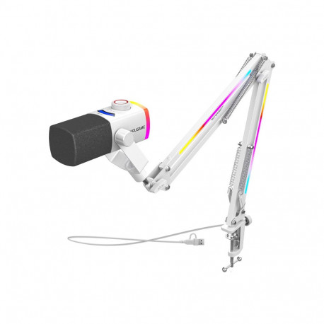 Microphone - Fifine AM8proTW Dynamic USB/XLR, 48 kHz, Cardioid, White