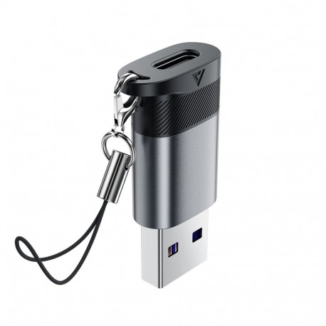 Acefast J8 USB-C - USB-A Adapter - Gray