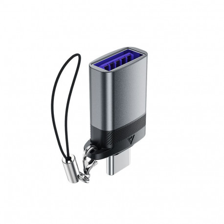 Acefast J7 USB-A - USB-C Adapter - Gray
