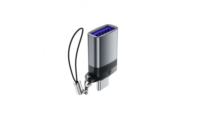 Acefast J7 USB-A - USB-C Adapter - Gray