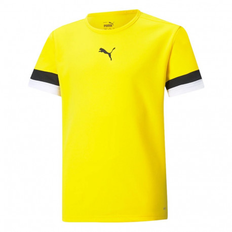 Koszulka dla dzieci Puma teamRISE Jersey Jr żółta 704938 07