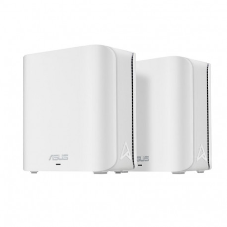 ASUS Wi-Fi süsteem ZenWiFi BD4 (2-pakk EU+UK) kaheribaline (2,4GHz / 5GHz) Wi-Fi 7 (802.11be), valge