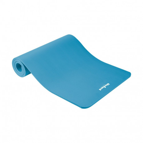 Mata gimnastyczna do ćwiczeń joga, pilates, fitness, 183x61cm, grubość 1.5cm, materiał NBR, niebiesk