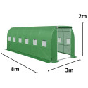 Tunel Ogrodowy Foliowy Szklarnia Na Warzywa PRO Stelaż 25MM 8x3x2M 24M?