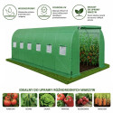 Tunel Ogrodowy Foliowy Szklarnia Na Warzywa PRO Stelaż 25MM 8x3x2M 24M?