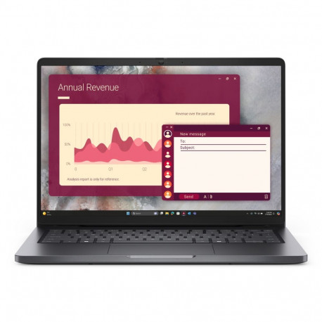 Laptop - Dell Pro 14 PC14250 | CPU(U5 235U) | 16GB | 512GB SSD | 14.0" FHD+ | Wi-Fi+BT | W11Pro | Gr