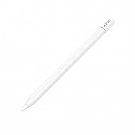 Acefast V3 Capacitive Stylus for iPad with Wireless Charging and 2 Interchangeable Tips - White