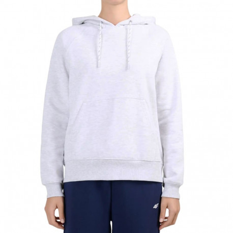 Bluza damska 4F F2536 chłodny jasny szary melanż 4FWMM00TSWSF2536 27M