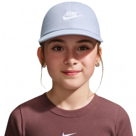 Czapka z daszkiem dla dzieci Nike Club błękitna FB5063 057
