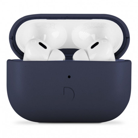 Decoded nahast ümbris AirCase Pro AirPods Pro 3, tumesinine
