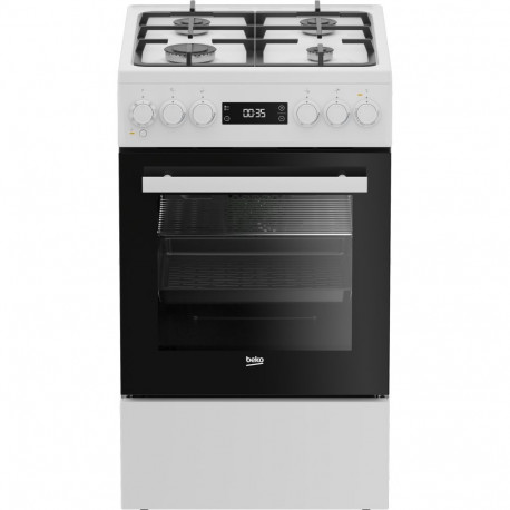 BEKO Cooker FSM51339DWDS, Width 50 cm, A, Gas/Electric, White