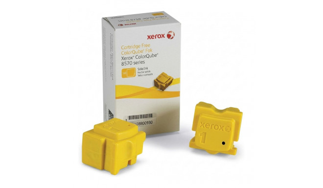 "Xerox SOLID INK YELLOW (2 STICKS)"